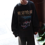 東京喰種 | 長袖T卹（金木研面具）#黑色 [TTGM25SM002]