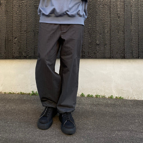 TECH EASY TROUSERS HERRINGBONE #CHARCOAL [BP-53026]