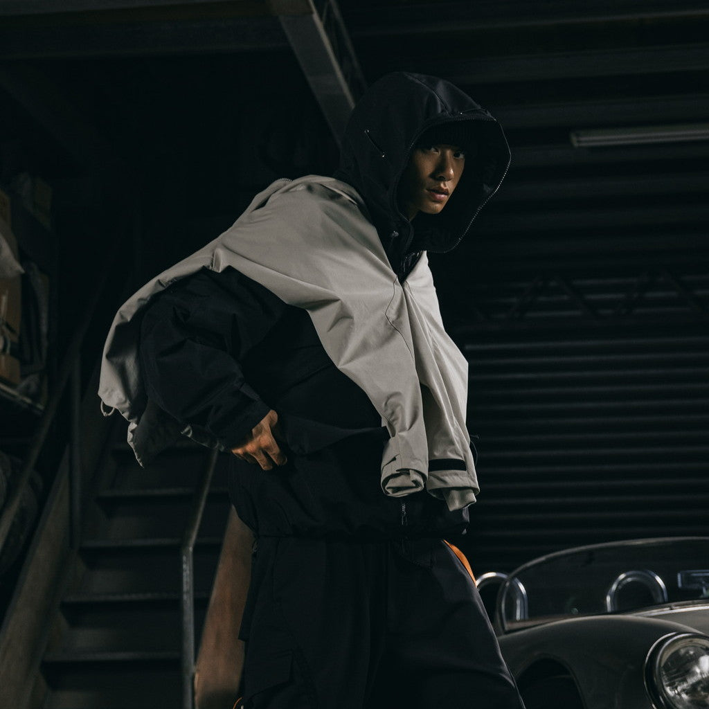 「G7-1K」 Fermion-G Mountain Parka #JET BLACK [GOOPI-23AW-NOV-01]