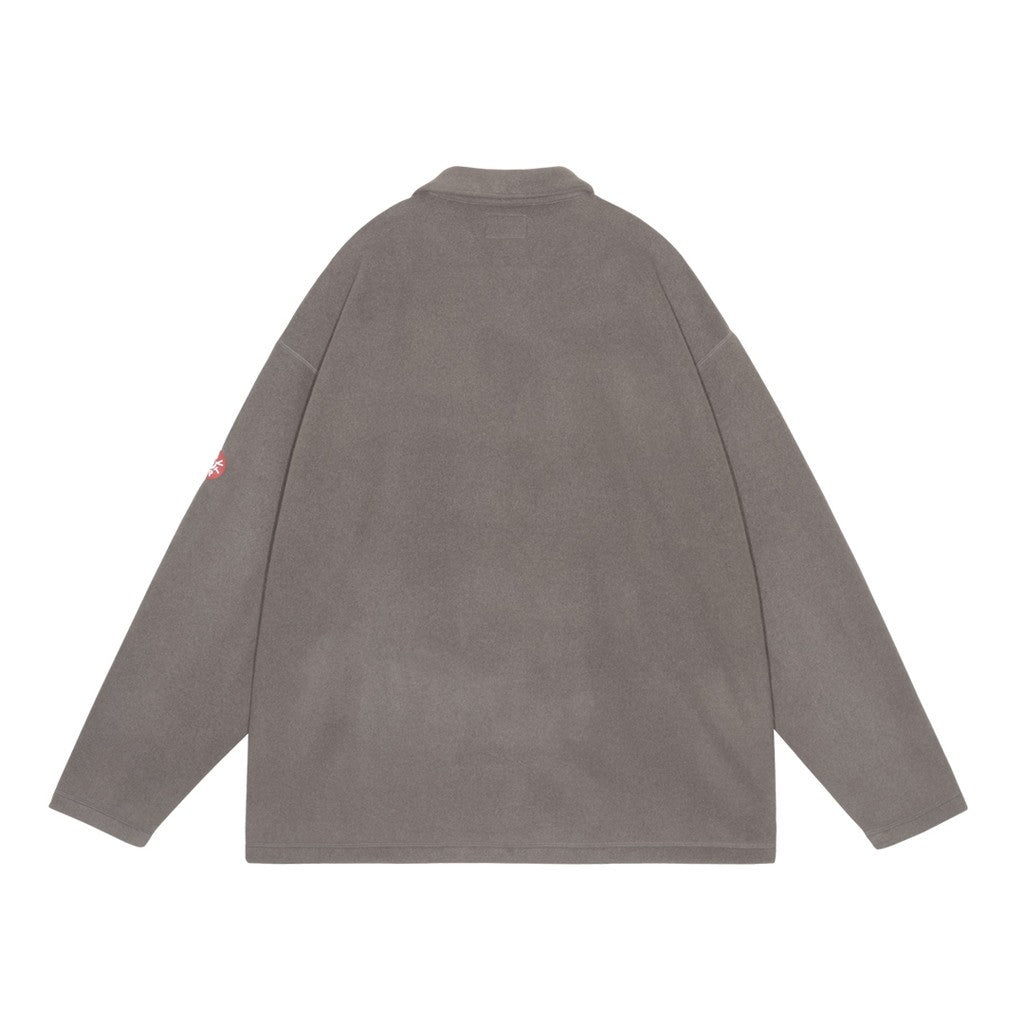 FLEECE SNAP SHIRT #BROWN [CES30CS22]
