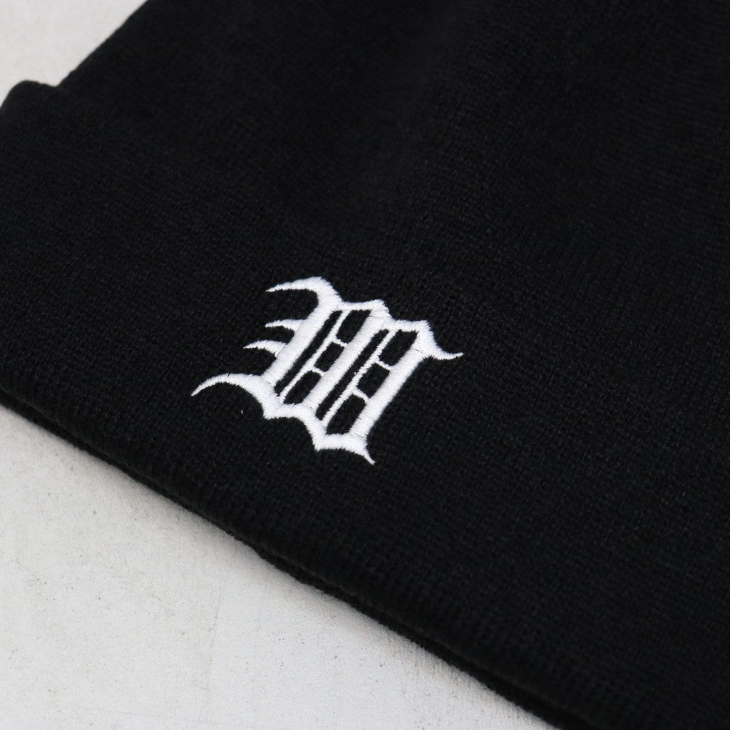KNIT WATCH CAP ( TYPE-2 ) #BLACK [25FW-WMA-CP06]