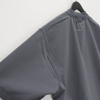 TECH MOCK NECK S/S TEE #CHARCOAL [BE-63025]