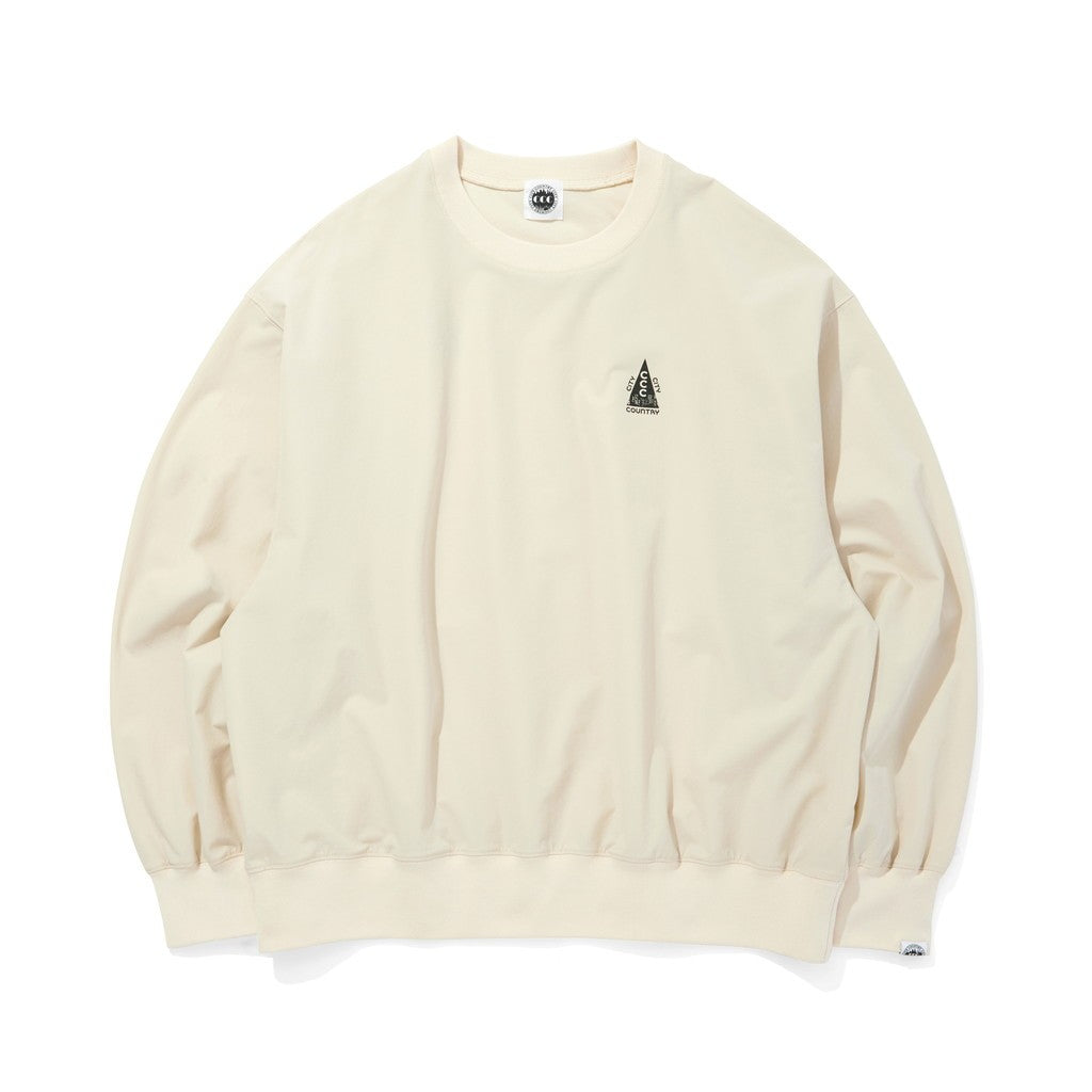 STRETCH CREWNECK #CREAM [CCC-253C004]