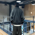 TECH SWEAT SNAP PULLOVER #CHARCOAL [BE-53024W]