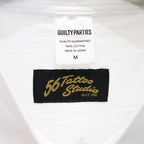 56 TATTOO STUDIO | WASHED HEAVY WEIGHT CREW NECK T-SHIRT #WHITE [56TS-WM-WT01]