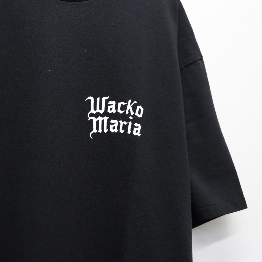 WASHED HEAVY WEIGHT CREW NECK T-SHIRT ( TYPE-2 ) #BLACK [26SS-WMT-WT03]