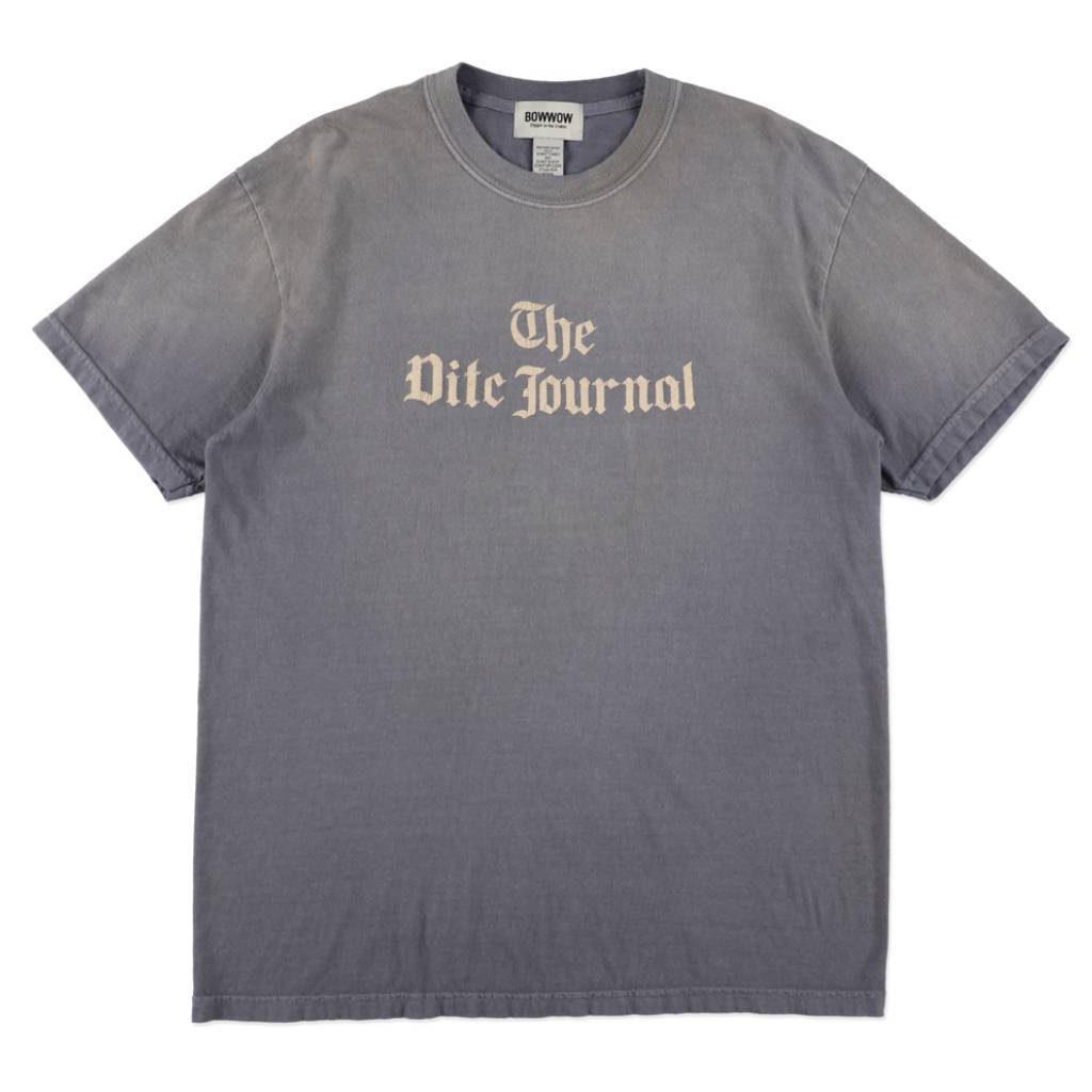 THE DITC JOURNAL TEE AGED #EGGPLANT [BW261-DJT]