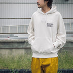 DEATH ROW RECORDS | WASHED MIDDLE WEIGHT PULLOVER HOODED SWEAT SHIRT #IVORY [DEATHROW-WM-SS02]