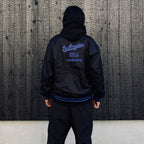 MLB | LA | REVERSIBLE VARSITY JACKET ( TYPE-2 ) #BLACK-BEIGE [MLB-WM-BL02]
