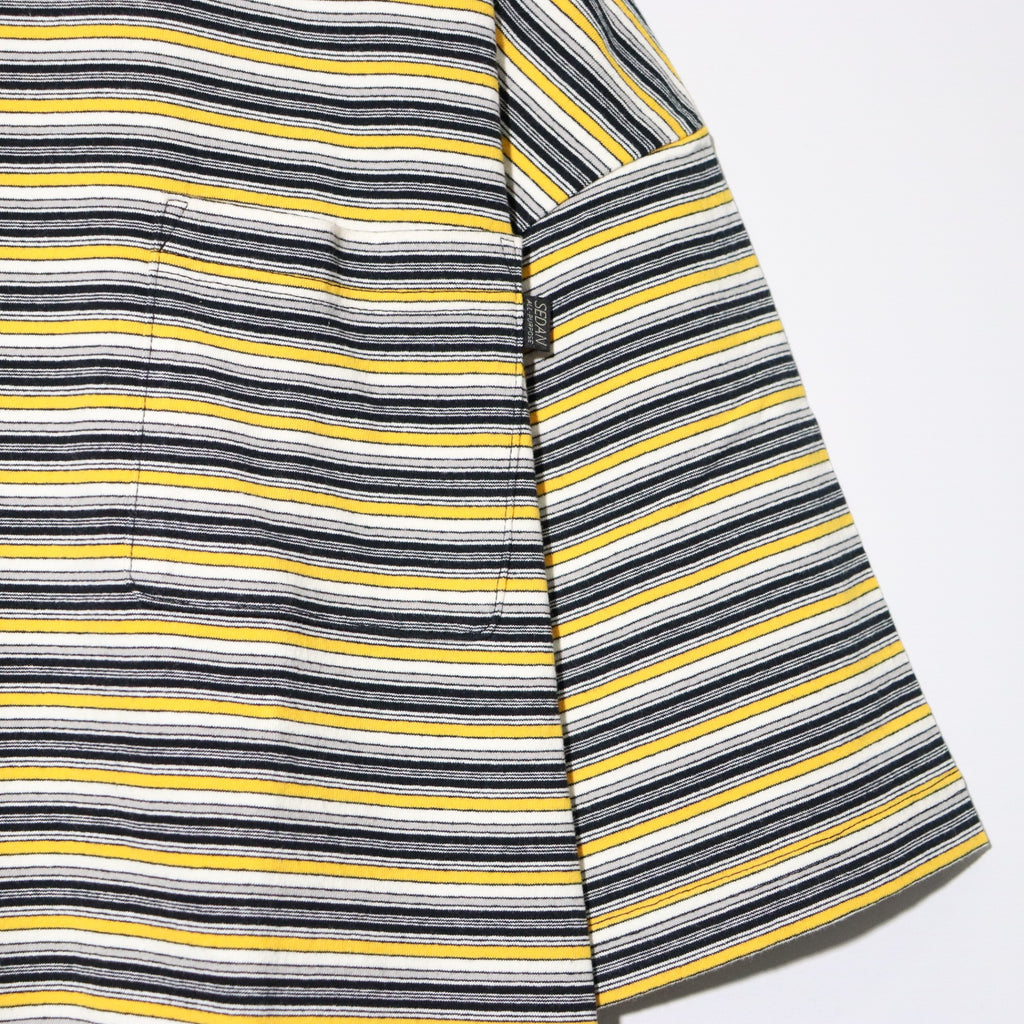 Striped S/S Tee #Gold x Black [SD26S-CT07]