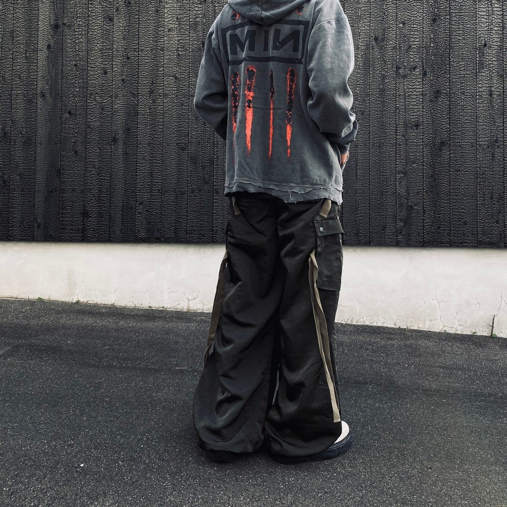Twist Nylon Cargo Pants (HEAVY NYLON TWILL) #OLIVE [M-P4-PT10]