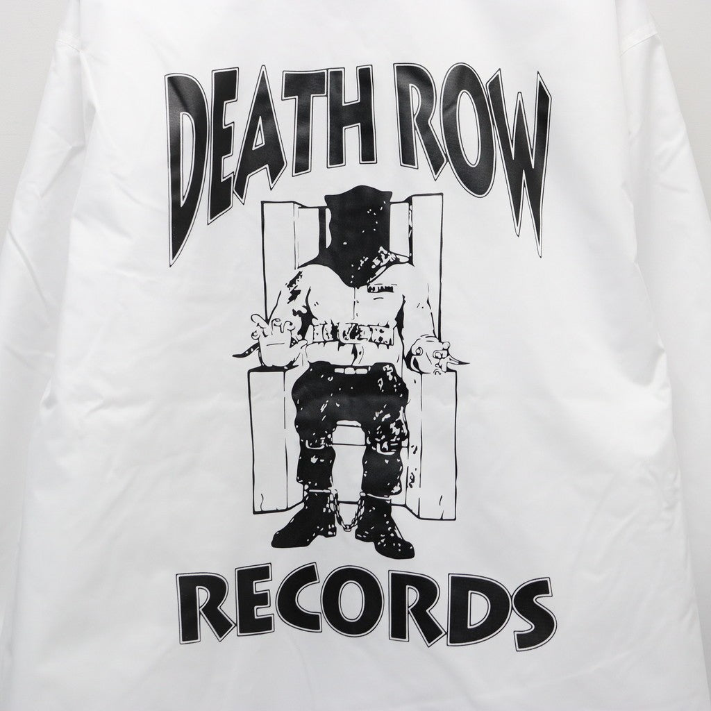 DEATH ROW RECORDS | COACH JACKET #WHITE [DEATHROW-WM-BL01]