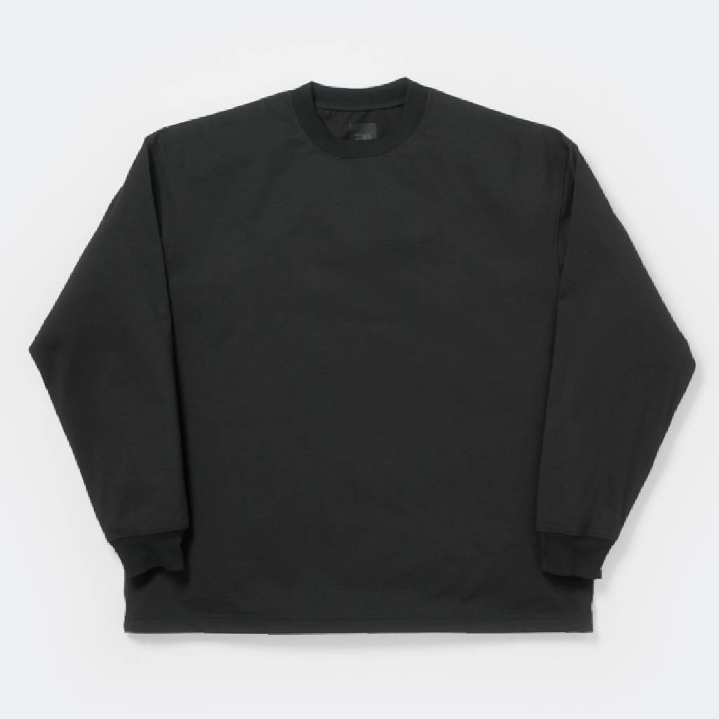 TECH DRAWSTRING TEE L/S #BLACK [BE-31026W]