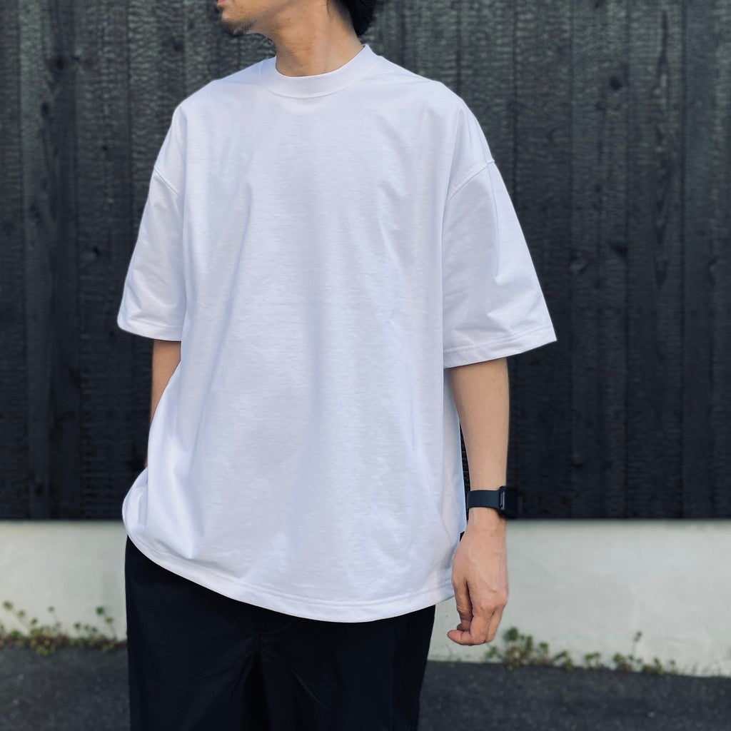 TECH DRAWSTRING S/S TEE #WHITE [BE-35026]