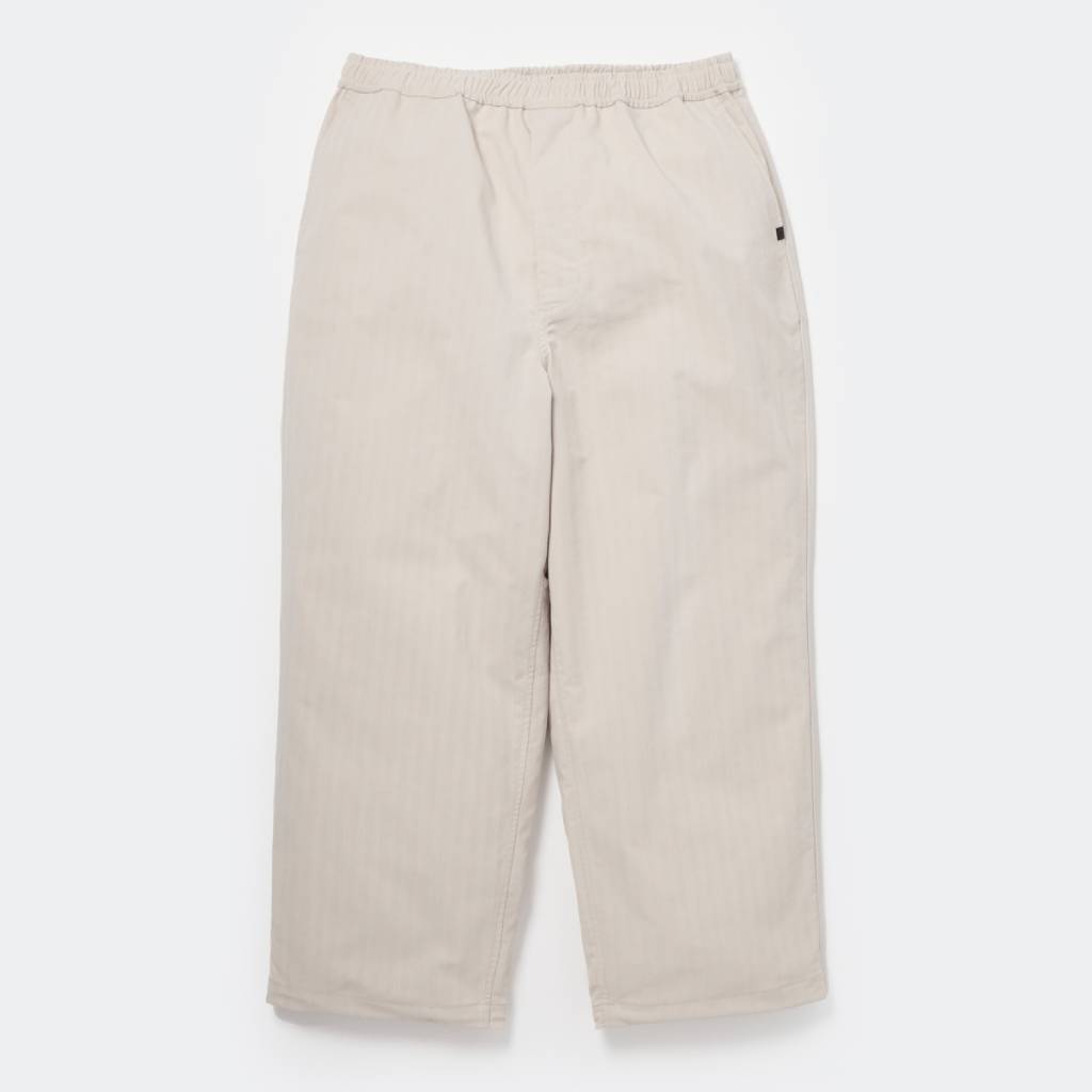 TECH EASY TROUSERS HERRINGBONE #ECRU [BP-53026]
