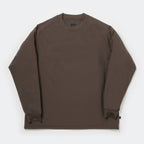 TECH LIGHTWEIGHT TEE L/S #BROWNKAHKI [BE-30025W]