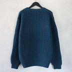 WAFFLE KNIT SWEATER #GREEN [24FW-WMK-KN01]
