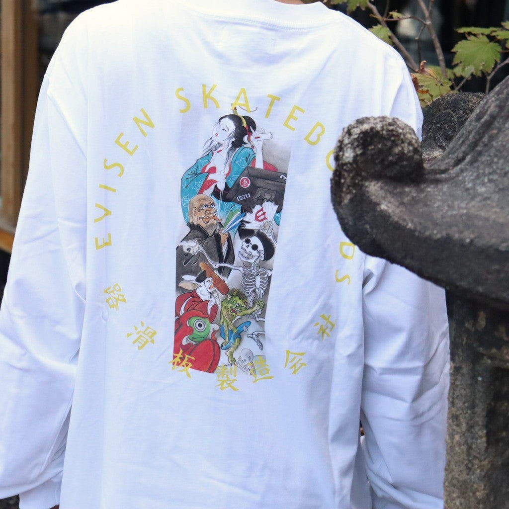 HYAKKI YAENZU LS TEE #White [26FW_T02]