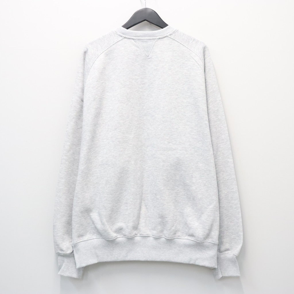 TECH SWEAT CREW FREEDOM SLEEVE #HEATHER GRAY [BE-51026W]