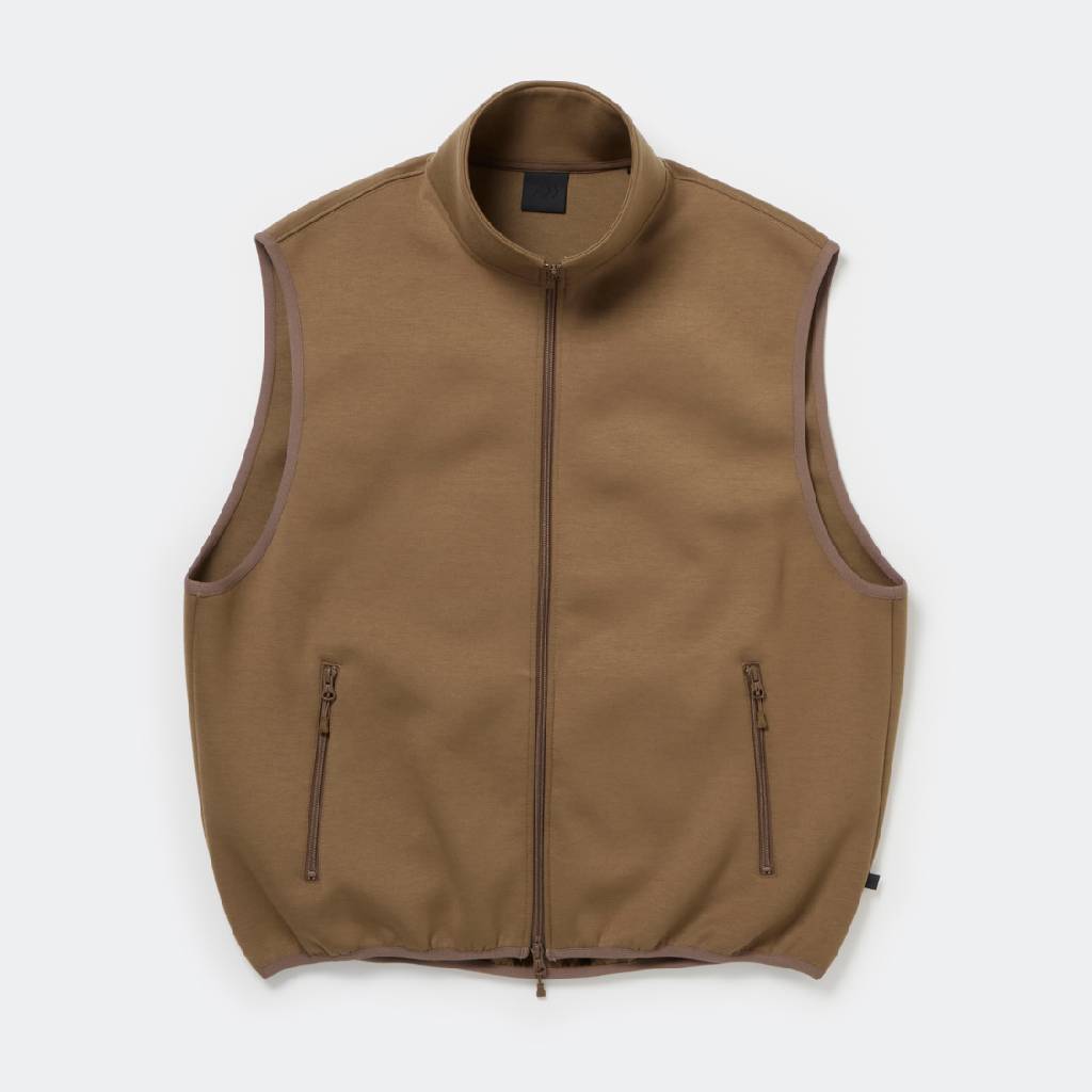 TECH SCUBA 針織立領背心 #郊狼色 [BE-61025W]