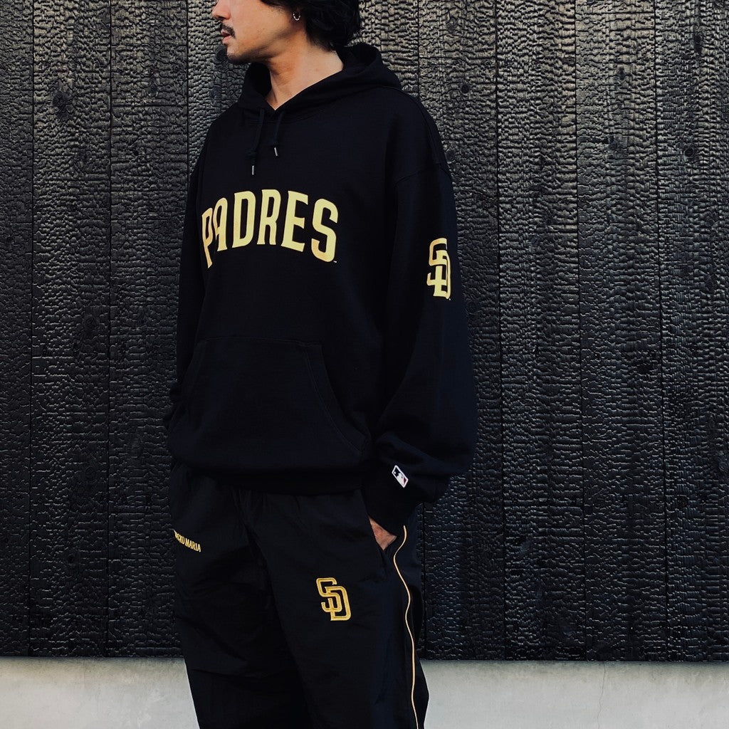 MLB | SD | HEAVY WEIGHT PULLOVER HOODED SWEAT SHIRT ( TYPE-3 ) #BLACK [MLB-WM-SS03]