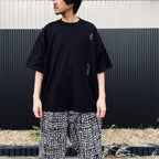 STRAIGHT UP S/S T-SHIRT #Black [SS26-T04]