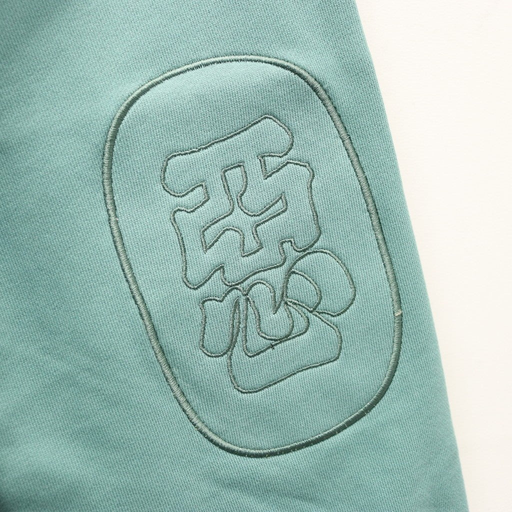 TIGER MATCH EMBLEM CREW SWEAT #Turquoise [25FW_SW04]