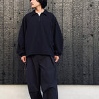 EVD1 Half Zip Polo Shirt #Black [GOOPI-26AW-SEP-02]