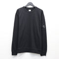 LIGHT FLEECE CREWNECK SWEATSHIRT #BLACK 999 [RCCMSS711A-002246G]
