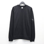 LIGHT FLEECE CREWNECK SWEATSHIRT #BLACK 999 [RCCMSS711A-002246G]