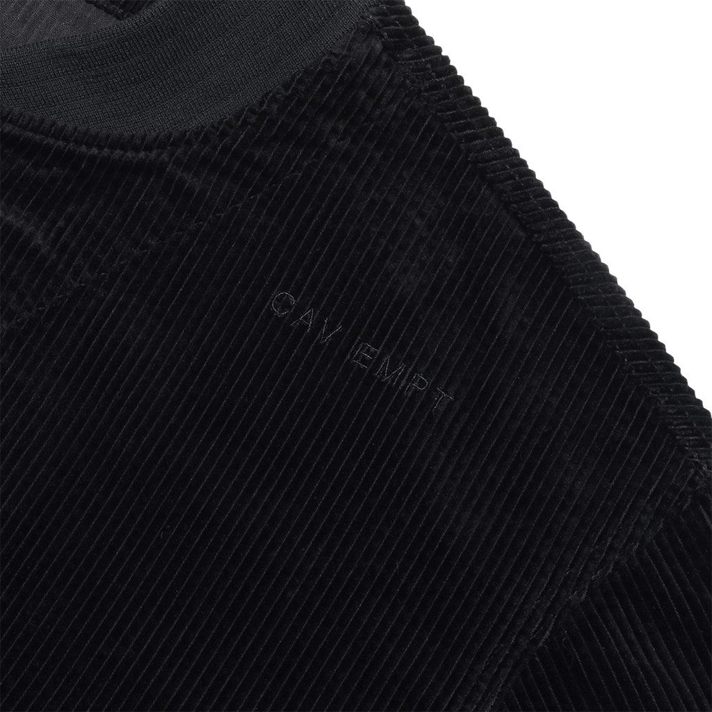 6W CORD BUTTON UP JACKET #BLACK [CES25JK14]