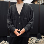 TECH KNIT CARDIGAN Brewed Protein #CHARCOAL [BE-72026W]