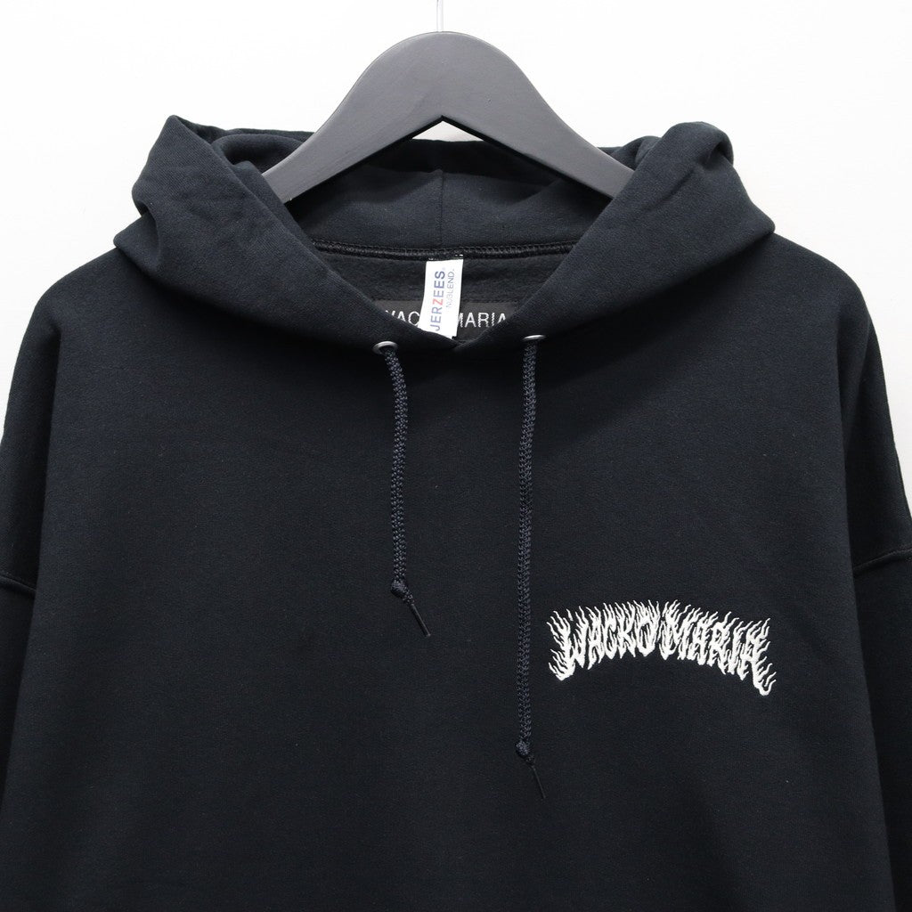 TIM LEHI | PULLOVER HOODED SWEAT SHIRT #BLACK [25FW-WMC-SS11]