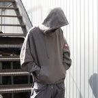 SOLID BIG HEAVY HOODY #KHAKI [CES29CS07]