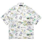 HAWAIIAN SHIRT S/S ( TYPE-2 ) #WHITE [25SS-WMS-HI02]