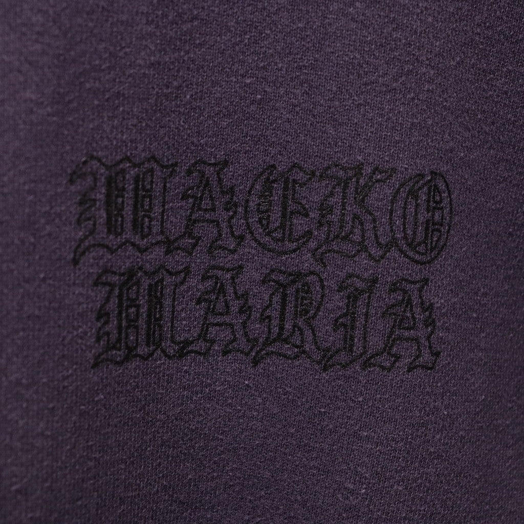 WASHED MIDDLE WEIGHT PULLOVER HOODED SWEAT SHIRT #PURPLE [26SS-WMC-SS05]