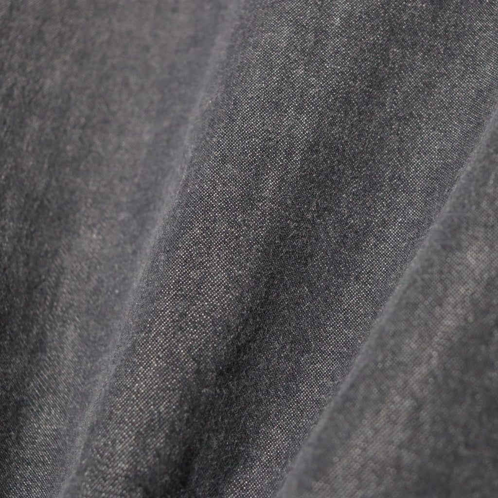 Light Denim Kungfu Shirt #Black [SD26S-SH04]