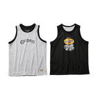 REVERSIBLE MESH TANKTOP #BLACK/WHITE [24SU-T05]