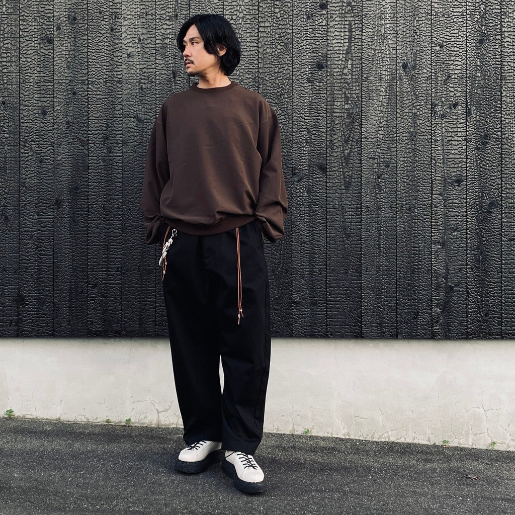 P1-T Black Pants-Tapered #Black [GOOPI-26SS-JUL-03]