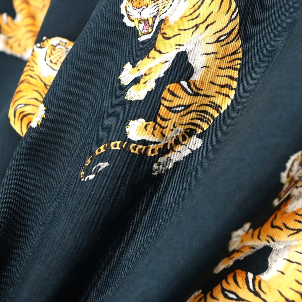 TIM LEHI | HAWAIIAN SHIRT S/S ( TYPE-2 ) #NAVY [26SS-WMS-HI04]