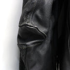Skin Jacket (VEGETABLE TANNING PIG LEATHER) #BLACK [M-P2-LW1]