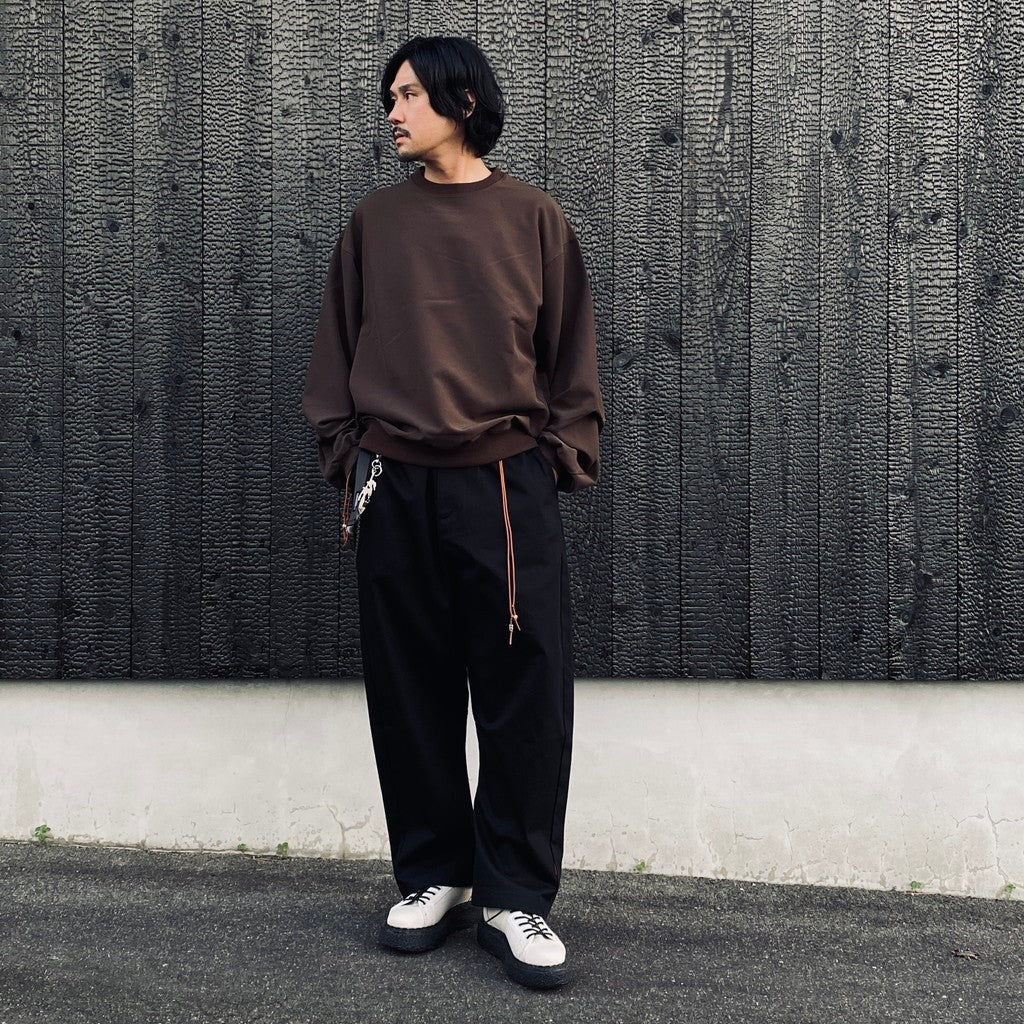 EVD3 Oversized Crewneck #Brown [GOOPI-26AW-SEP-03]