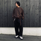 EVD3 Oversized Crewneck #Brown [GOOPI-26AW-SEP-03]