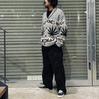 HIGHTIMES | COWICHAN SWEATER #GRAY [HIGHTIMES-WM-KN04]