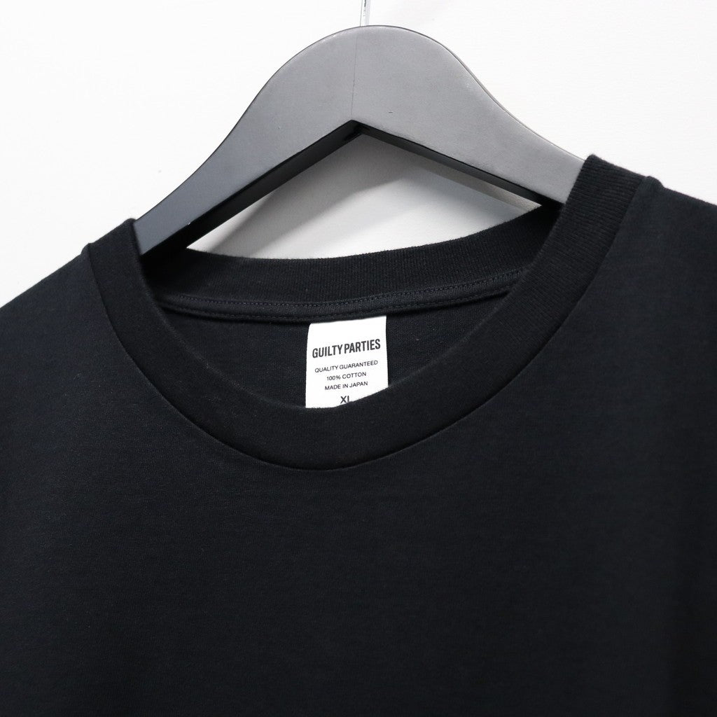 WASHED HEAVY WEIGHT CREW NECK T-SHIRT ( TYPE-6 ) #BLACK [26SS-WMT-WT07]