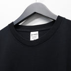 WASHED HEAVY WEIGHT CREW NECK T-SHIRT ( TYPE-6 ) #BLACK [26SS-WMT-WT07]