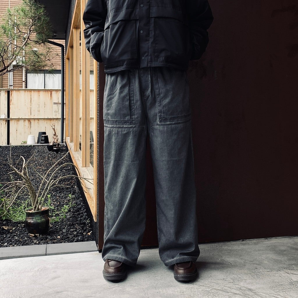 GARMENT DYE WORK TROUSER #CHARCOAL [FST03262U0001]