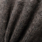 MIX MOHAIR CREW NECK SWEATER #BROWN [26FW-WMK-KN03]