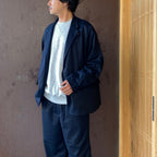 TECH LOOSE 2B JACKET FLANNEL & TECH EASY TROUSERS FLANNEL #D.NAVY [BJ-32026W / BP-39026W]