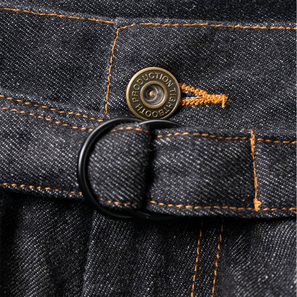 DENIM BALLOON PANTS #Black [SS26-B05]